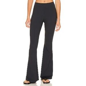 525 America Flare Pants Black Flat Front Stretch‎ Athleisure Active New Large